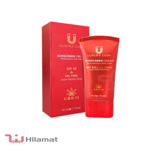 کرم ضد آفتاب spf 50 لاکچری کوین