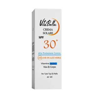 کرم ضد آفتاب spf30 بی رنگ حجم 40 میل ویتابلا
