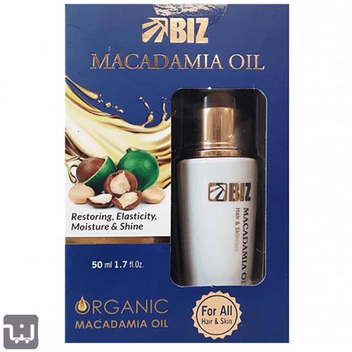 روغن ماکادمیا خالص بیز حجم 50 میلی لیتر