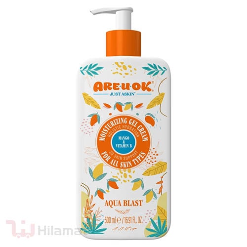 ژل آبرسان آر یو اوکی مدل Mango And Vitamin B حجم 500 میلی لیتر