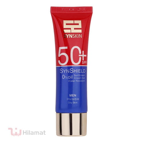 ژل ضدافتاب مردانه بی رنگ ساین اسکین، SPF 50، مدل Invisible M، مناسب پوست چرب و حجم 50 میلی‌لیتر