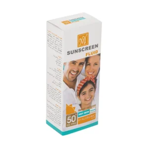 فلوئید ضدآفتاب بی‌رنگ مای SPF50 مدل Hyaluronic Acid مناسب انواع پوست