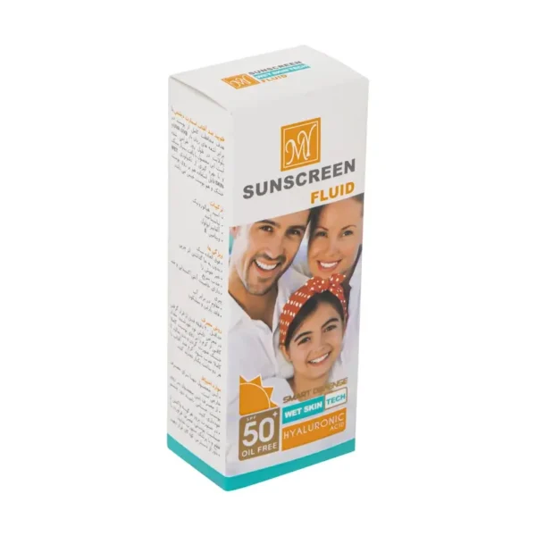فلوئید ضدآفتاب بی‌رنگ مای SPF50 مدل Hyaluronic Acid مناسب انواع پوست